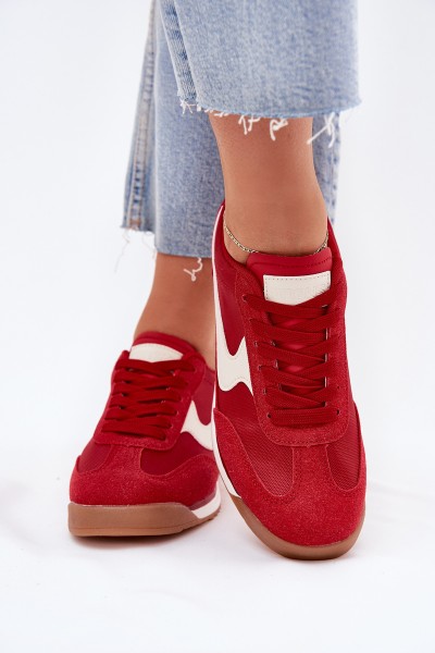 Womens Sports Shoes Sneakers Red Zerina