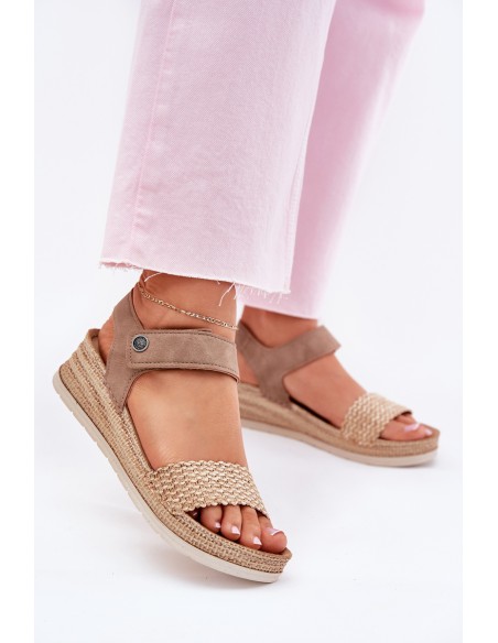 Women's Wedge Sandals Beige Inblu RV000014