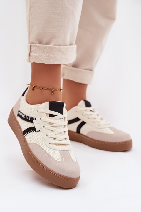 Women's Low Sneakers Black and White Denelisse