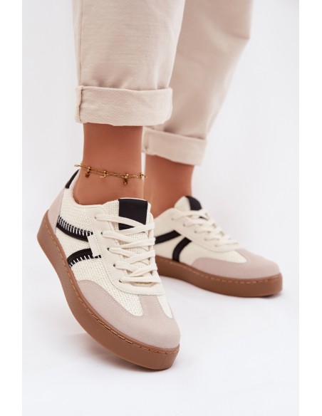 Women's Low Sneakers Black and White Denelisse