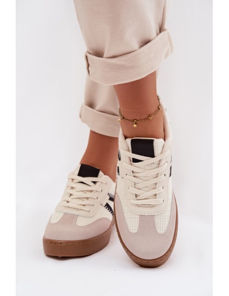 Women's Low Sneakers Black and White Denelisse