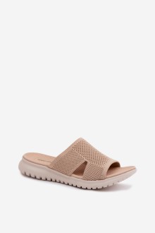 Women's Slides Sergio Leone KL064 Beige 2
