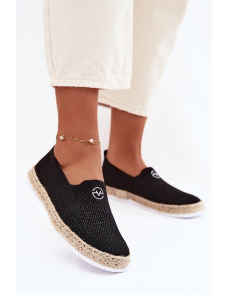 Women's Espadrilles Vinceza 13659 Black