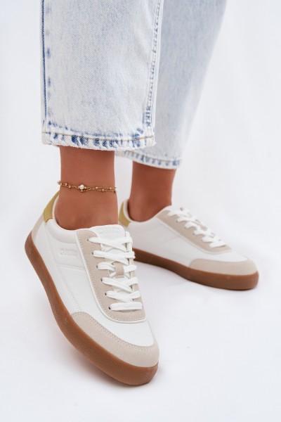 Women's Sneakers Made of Eco Leather Big Star TT274310 White