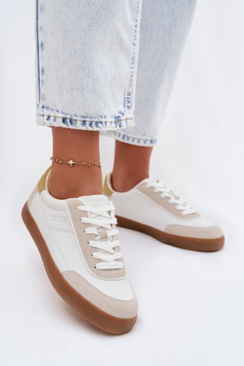 Women's Sneakers Made of Eco Leather Big Star TT274310 White