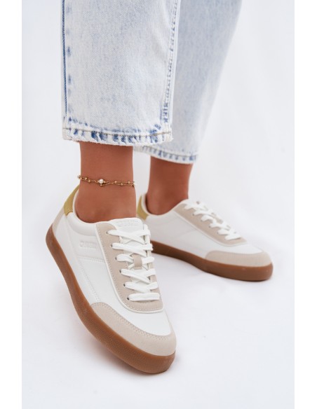 Women's Sneakers Made of Eco Leather Big Star TT274310 White