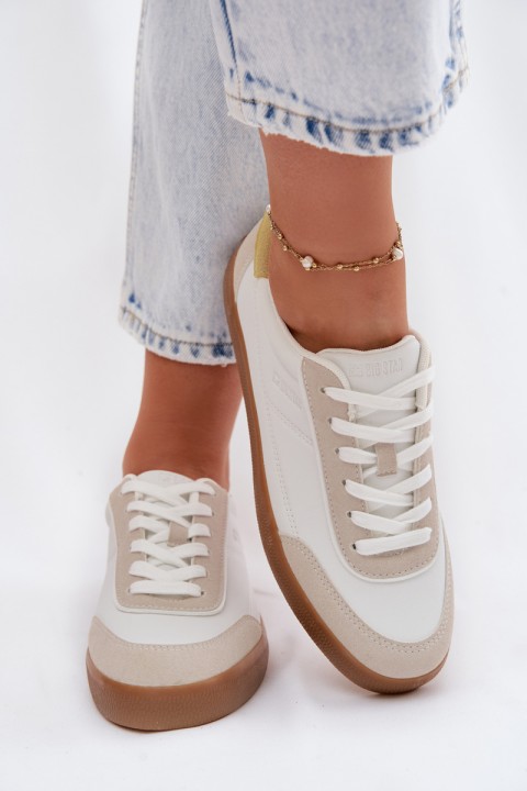 Women's Sneakers Made of Eco Leather Big Star TT274310 White