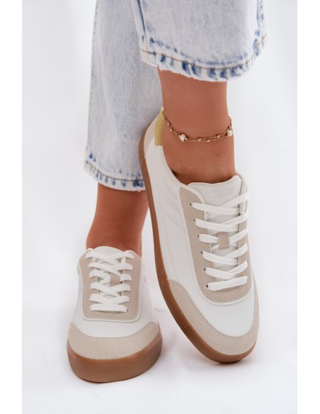 Women's Sneakers Made of Eco Leather Big Star TT274310 White