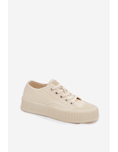 Women's Platform Sneakers Big Star TT274271 Beige