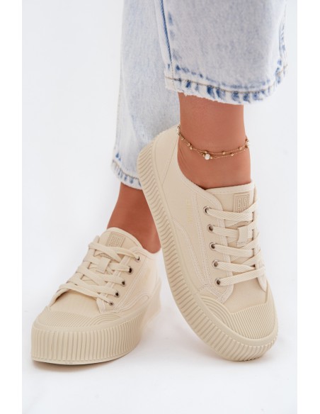 Women's Platform Sneakers Big Star TT274271 Beige