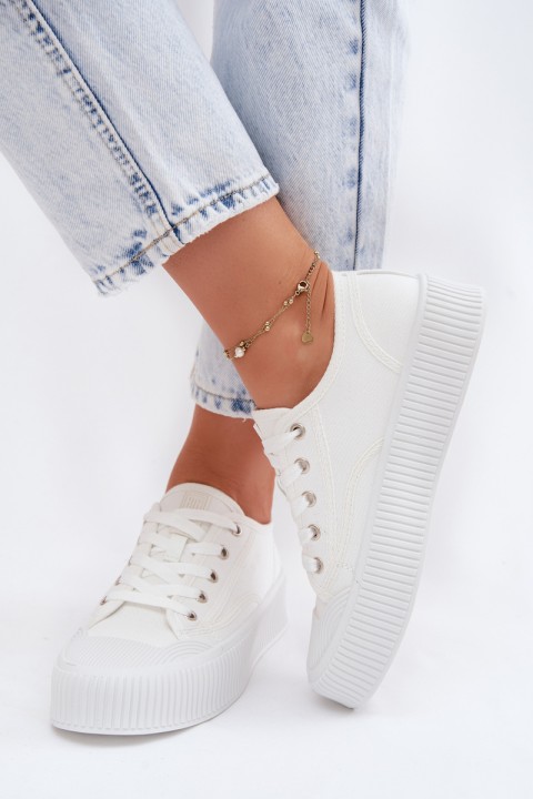 Women's Platform Sneakers Big Star TT274269 White