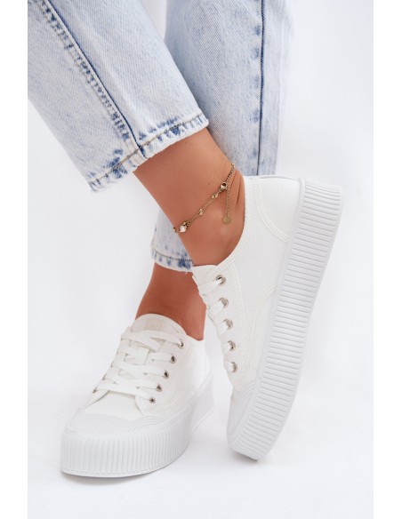 Women's Platform Sneakers Big Star TT274269 White