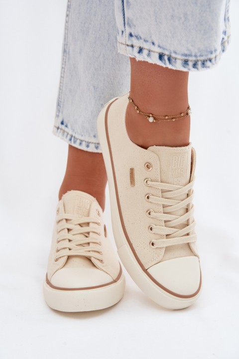 Women's Low Sneakers Big Star TT274773 Beige