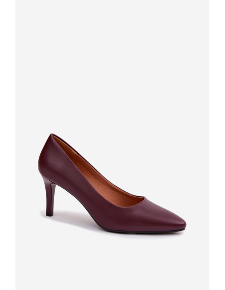 Sergio Leone Eko Leather Red High Heels