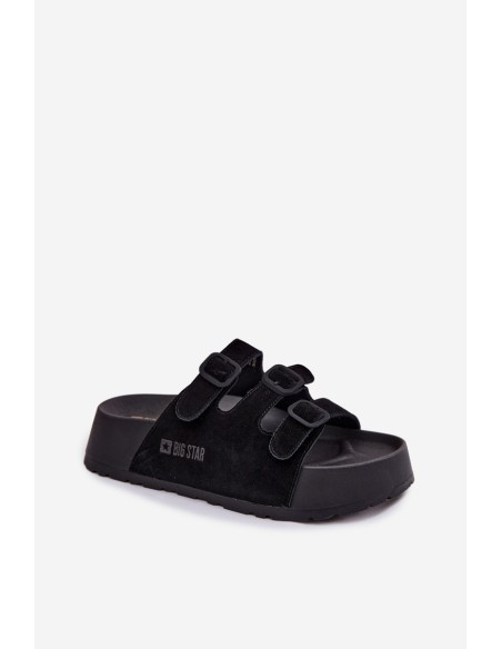 Women's Platform Sandals With Straps Big Star TT274531 Black