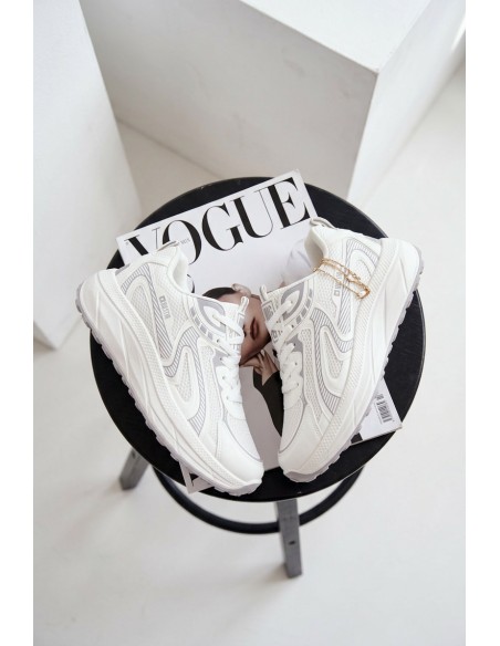 Women's Sports Sneakers Big Star TT274325 HI-POLY SYSTEM White