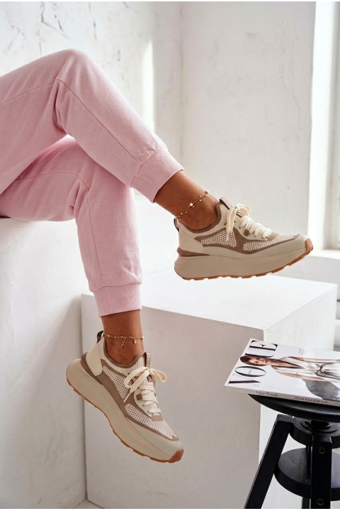 Women's Sports Shoes Big Star TT274570 HI-POLY SYSTEM White