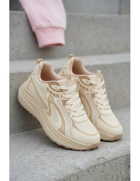 Women's Sports Sneakers Big Star TT274326 HI-POLY SYSTEM Beige