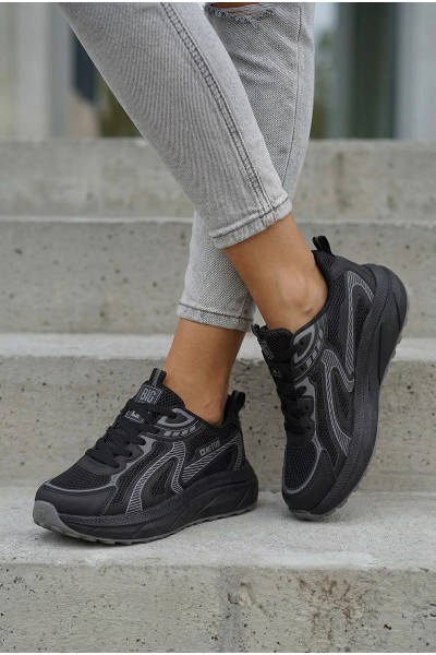 Women's Sports Sneakers Big Star TT274327 HI-POLY SYSTEM Black