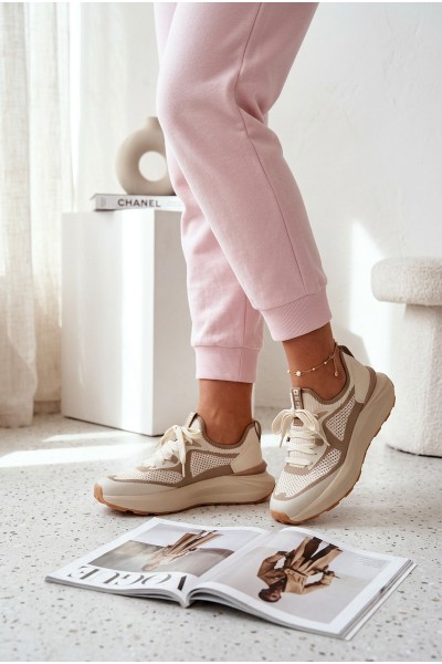 Women's Sports Shoes Big Star TT274571 HI-POLY SYSTEM Beige 2