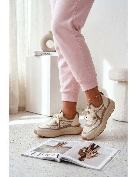 Women's Sports Shoes Big Star TT274571 HI-POLY SYSTEM Beige