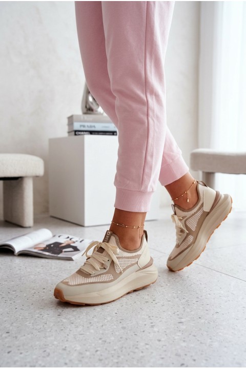 Women's Sports Shoes Big Star TT274571 HI-POLY SYSTEM Beige