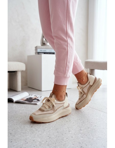 Women's Sports Shoes Big Star TT274571 HI-POLY SYSTEM Beige