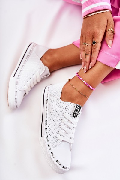 Women's Openwork Sneakers Big Star White FF274024 2