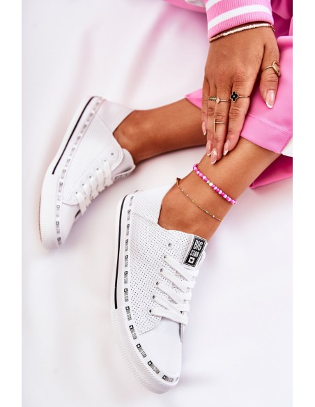 Women's Openwork Sneakers Big Star White FF274024