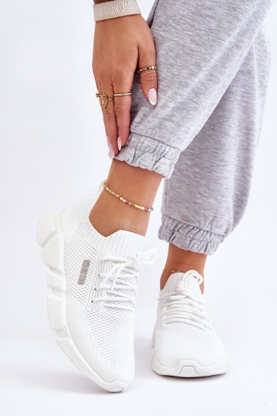 Women's Light Sneakers Memory Foam System Big Star JJ274268 White 2