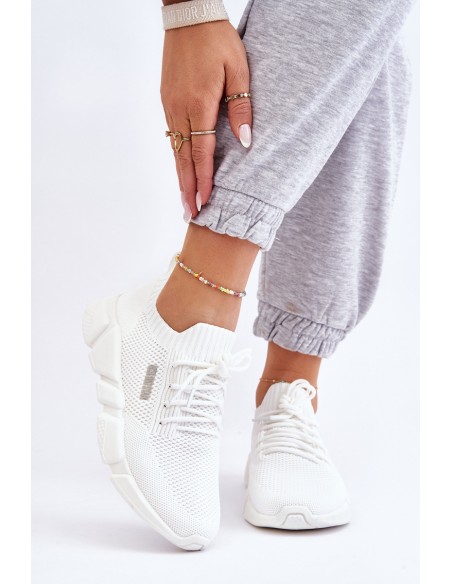 Women's Light Sneakers Memory Foam System Big Star JJ274268 White