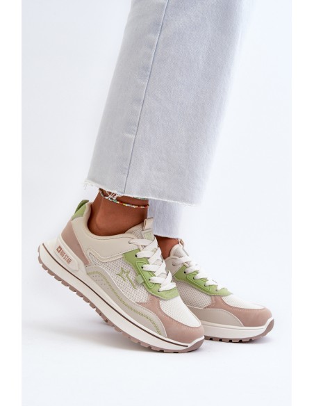 Women's Sneakers Big Star NN274A091 Beige-Green