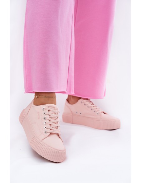 Women's Fabric Sneakers Big Star RR274404 Pink
