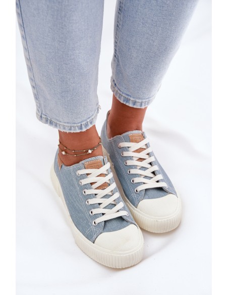 Women's Fabric Sneakers Big Star RR274796 Blue