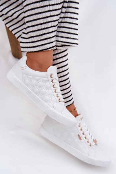 Women's Sneakers From Eco Leather Big Star RR274322 White