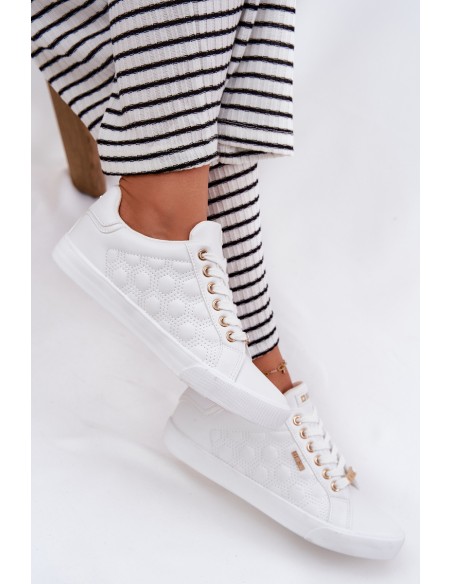 Women's Sneakers From Eco Leather Big Star RR274322 White