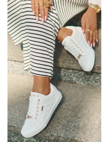 Women's Sneakers From Eco Leather Big Star RR274322 White