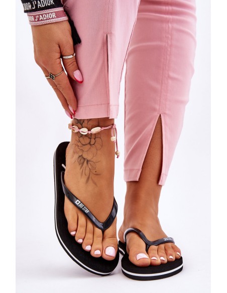 Women's Light Flip Flops Big Star LL274761 Black