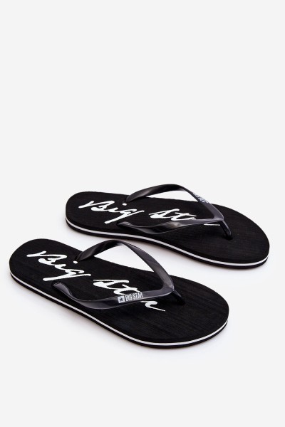 Women's Light Flip Flops Big Star LL274761 Black 2