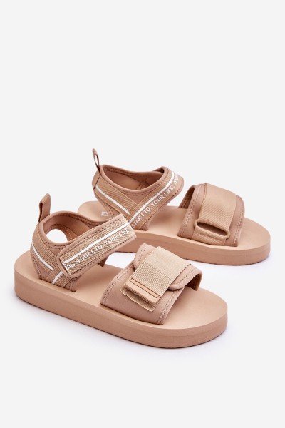Women's Velcro Sandals Big Star LL274787 Beige 2