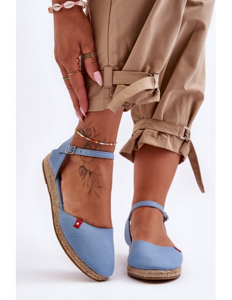 Women's Platform Espadrilles Big Star FF274532 Blue