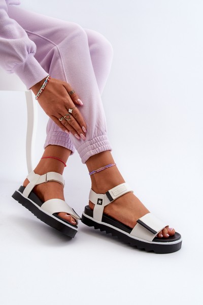 Women's Platform Sandals Big Star NN274777 White