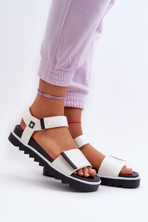Women's Platform Sandals Big Star NN274777 White