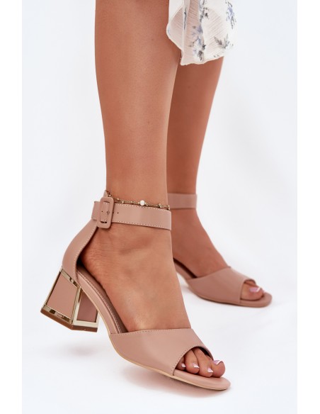 Women's Heeled Sandals Nude Zennia