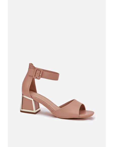 Women's Heeled Sandals Nude Zennia