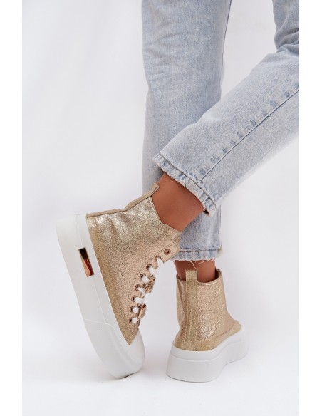 Women's Platform Sneakers with Pins Gracella