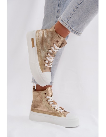 Women's Platform Sneakers with Pins Gracella