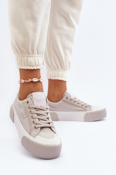 Women's sneakers on a thick sole Lee Cooper LCW-24-31-2178 Grey 2