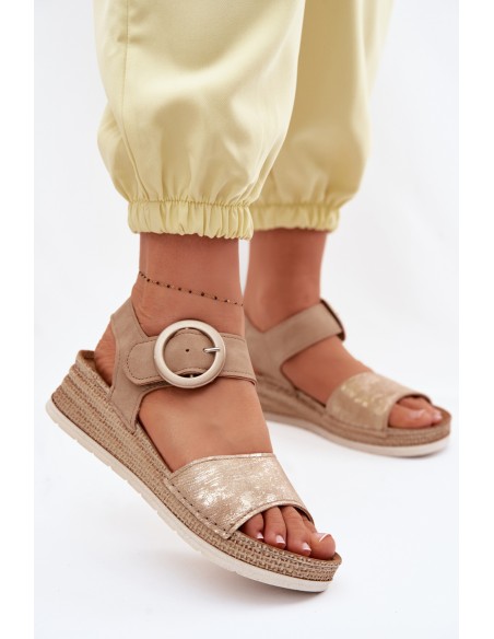 Women's Sandals Inblu RV000013 Light Brown