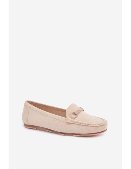 Women's Flat Beige Loafers Olisa